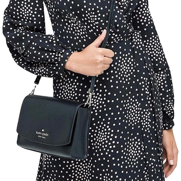 kate spade Carson Convertible Crossbody Handbag Black NEW - Picture 3 of 7